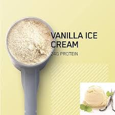 whey protein powder vanilla ice cream