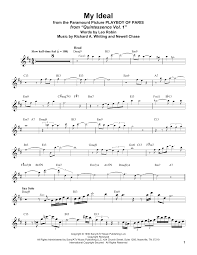 Stan Getz My Ideal Sheet Music Notes Chords Download Printable Tenor Sax Transcription Sku 181447