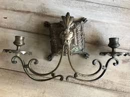 Antique French Candle Sconce Bronze
