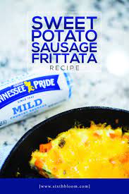 sweet potato sausage frittata recipe