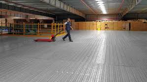 mezzanine floor racking system for