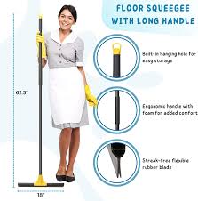 squeegee broom for floor 18 rubber