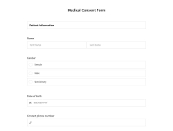 cal consent form templates