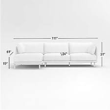 Wells 2 Piece Chaise Sectional Sofa