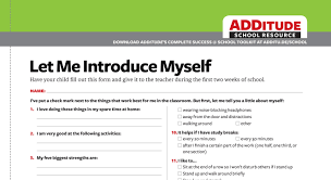 Adhd At School Checklists Sample Letters Daily Report Cards And More