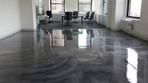 gray metallic epoxy floor