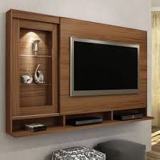 Wooden Wall Mounted Tv Unit For Home