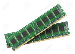 Ddr Ram Memory Module Isolated On White Background