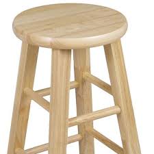 Brown Wood Kitchen Counter Stools