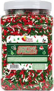 Christmas Sprinkles For Cakes gambar png