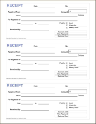 Sample Cash Receipt Receipts Book Format Of Journal Payment