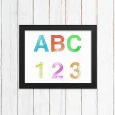 Abc 123 Alphabet Numbers Printable