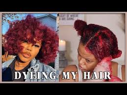 dye my hair red burgundy without bleach