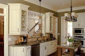 kitchen with raised panel cabinets