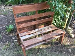 Pallet Garden Bench Home Sweet Bees