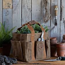Waxed Canvas Gardening Bag By Life Of