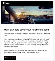 They will then advise your insurer about your intentions to ensure you are protected. Uber Offers To Pay For Drivers Health Insurance And Then Yanks It Away The Verge