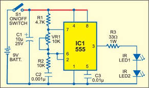 infrared object counter full circuit
