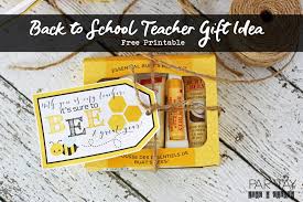 teacher gift printable