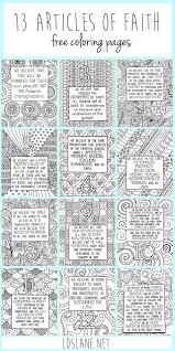 These Are Amazing Lds Article Of Faith Coloring Sheets 13