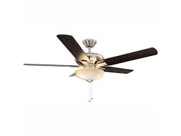 Hampton Bay 57269 Holly Springs 52 Led Brushed Nickel Ceiling Fan Light Kit Newegg Com