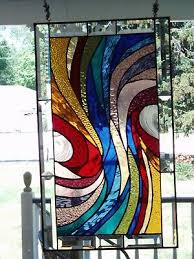 Colorful Stained Glass Panel 24 034