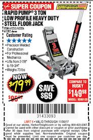 Harbor freight delivers the best value in auto jacks from daytona and pittsburgh. Floor Jack Harbor Freight Coupon