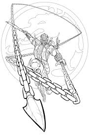 The original mortal kombat warehouse displays unique content extracted directly from the mortal kombat games: Mortal Kombat Scorpion Coloring Pages Coloring Pages 2019 Coloring Home