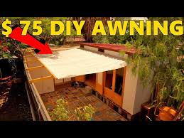 How To Make And Install A Diy Awning