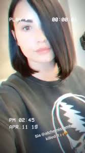 Actress and singer demi lovato has appeared on the ellen degeneres show to chat to the talk show host about her new look. Demi Lovato Revealed A Drastic New Haircut That S So Short And So Cute Revelist