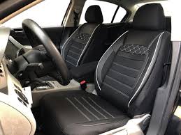 Subaru Forester Black White V22 Front Seats