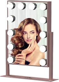 lighted makeup mirror