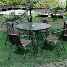 Metal Garden Patio Furniture Set