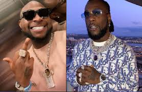 Davido and burna boy for quite a while now, have been on each other's neck which led to them exchanging. K90sro7kw Kvhm