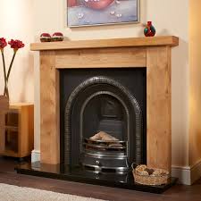 Ashford Solid Oak Cast Iron Fireplace