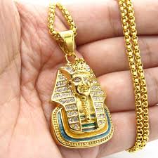 pharaoh pendant necklace chain