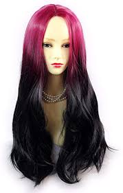 The singer, who was spotted without her boyfriend, blake shelton, donned a. Wiwigs Fabulous Long Straight Wig Light Wine Red Off Black Dip Dye Ombre Hair Amazon Co Uk Beauty