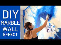 How To Paint Diy Acrylic Marble Effect