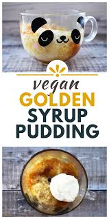 microwave golden syrup sponge pudding