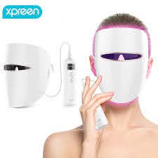 Light Therapy Mask Led Face Photon Mask For Home Therapy Xpreen Blue Red Light Therapy Treatment Acne Photon Facial Mask Facial Skin Care Mask For Acne Reduction Skin Rejuvenation Walmart Com Walmart Com