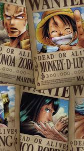 Harga buronan seluruh anggota bajak laut topi jerami. One Piece Straw Hat Pirates Wanted Poster 4k Wallpaper 6 177