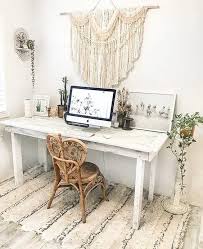 boho chic home offices