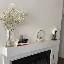 Clean and modern, the dogberry collections mantel farmhouse floating shelf appears to float against your walls. Black Or White Fireplace Mantel Any Size Modern Floating Etsy