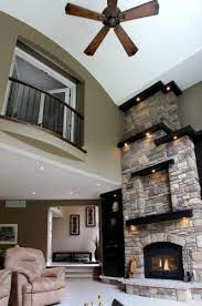 add decor to your vaulted ceilings