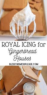 royal icing for gingerbread houses