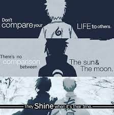 Anime Quotes - Naruto and Sasuke 💛🖤