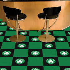 celtics team carpet tiles 45 sq ft