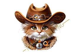 Cowboy Cat Png 166 Graphic By Jemr