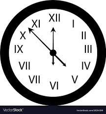 Happy New Year Clock Countdown Five Minute Time