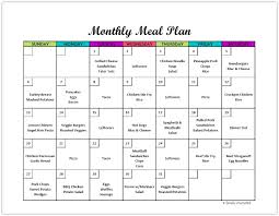 Weekly Meal Planning Printable Simply Unscripted